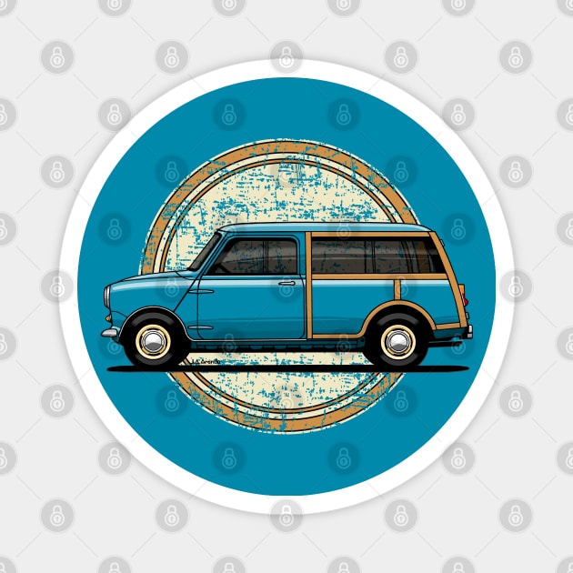 The cutest Station Wagon ever! Magnet by jaagdesign